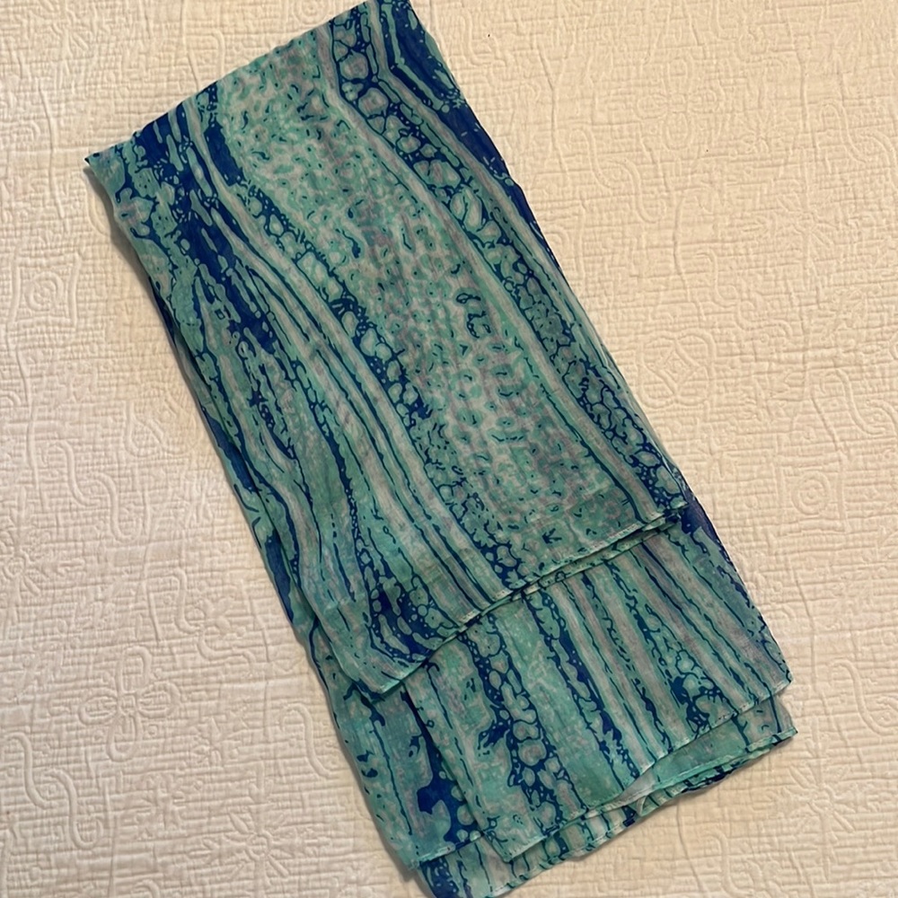 ‼️LAAT CHANCE- Blue & Mint Infinity Scarf